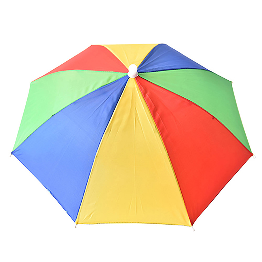 Straight Elastic Headband Hat Umbrella Rain Fishing Umbrella Cap Umbrella 