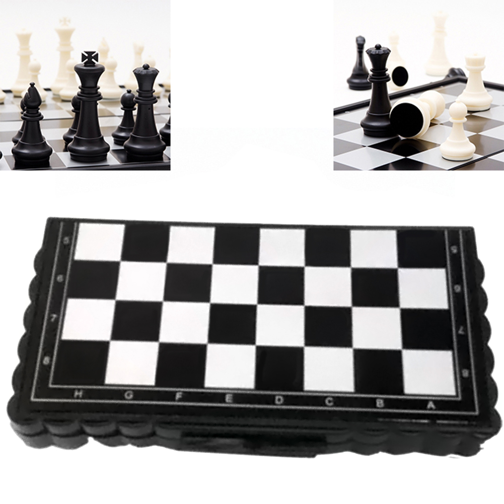 Chess Board set Folding Large Magnetic Chessboard Gift Toy Travel game foldable 