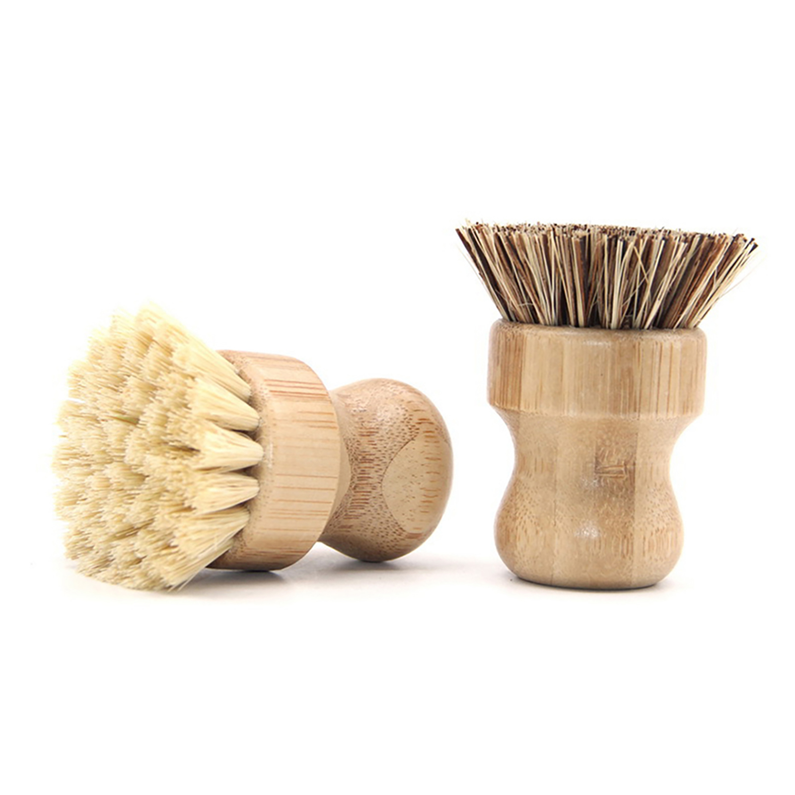 HD_ Wooden Bamboo Pot Dish Bowl Sink Stove Washing Brush Kitchen Cleaning Tool